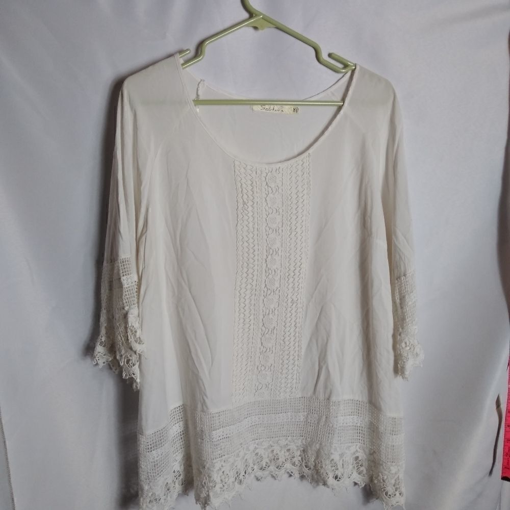 Solitaire cotton tunic 